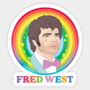 Fred West / 90s Style Aesthetic Design Sticker